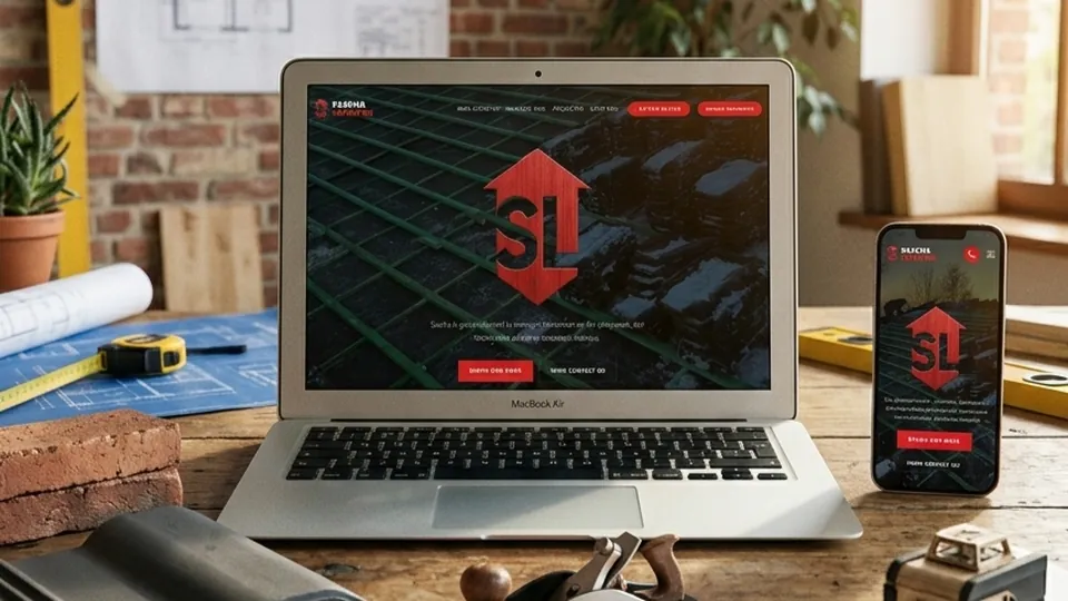 Website van Sascha Lepoutre, dakwerken en schrijnwerken in Houthulst